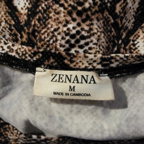 Zenana animal print top and bottom - Picture 4 of 4